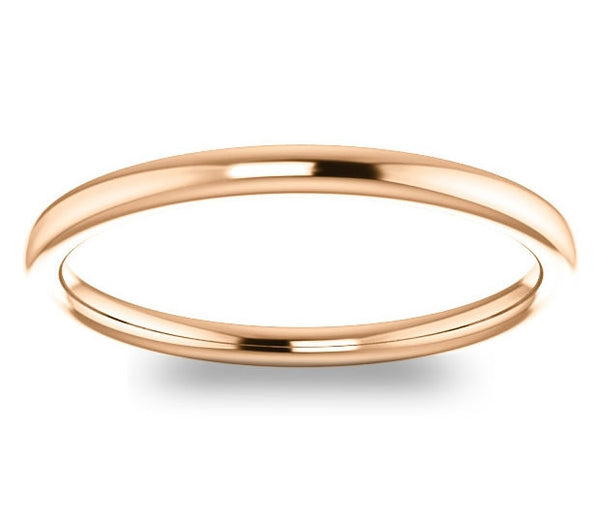 14K Rose Gold 1.7mm Comfort Fit Band