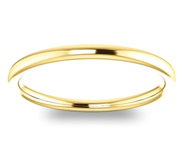 14K Yellow Gold 1.7mm Comfort Fit Band