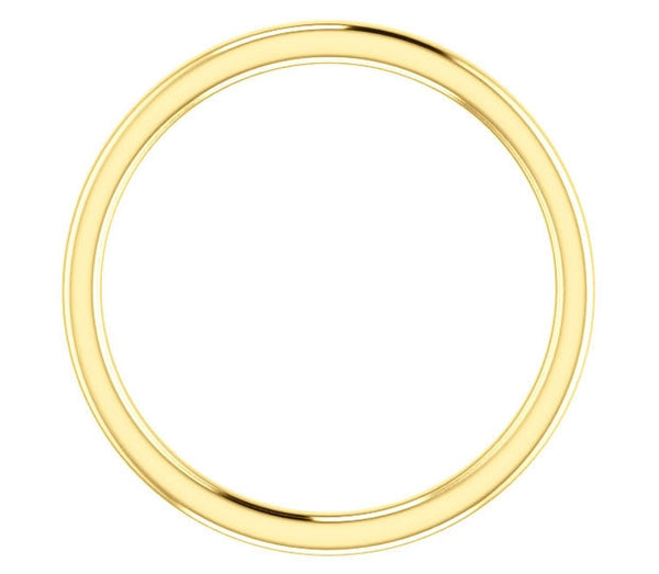 14K Yellow Gold 1.7mm Comfort Fit Band