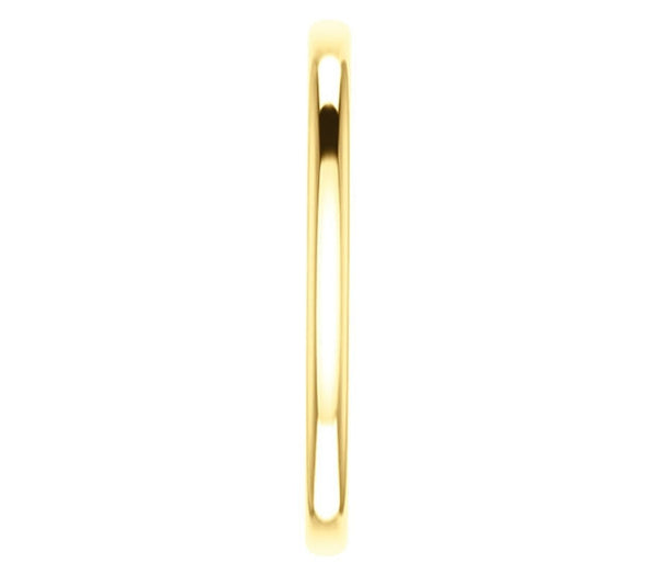 14K Yellow Gold 1.7mm Comfort Fit Band