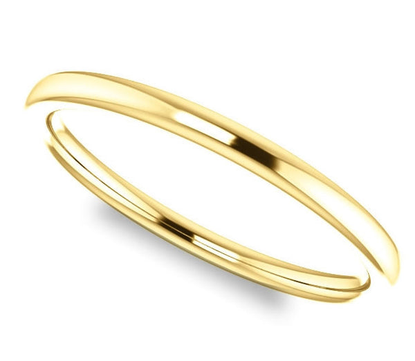 14K Yellow Gold 1.7mm Comfort Fit Band