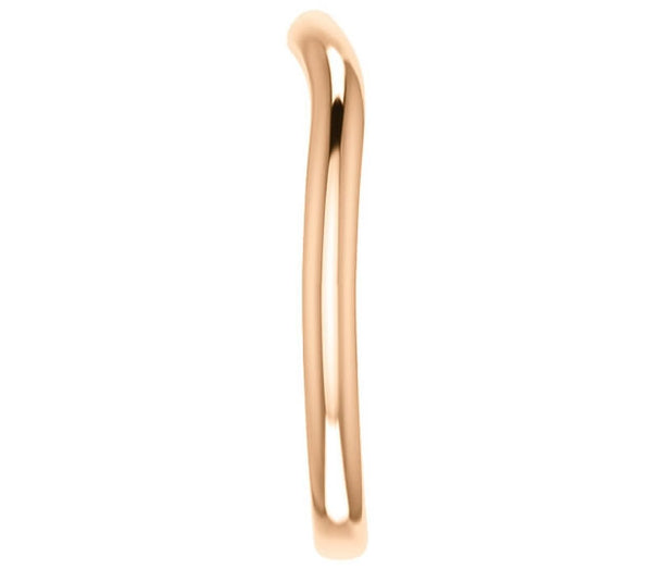 14K Rose Gold Contour Matching Wedding Band